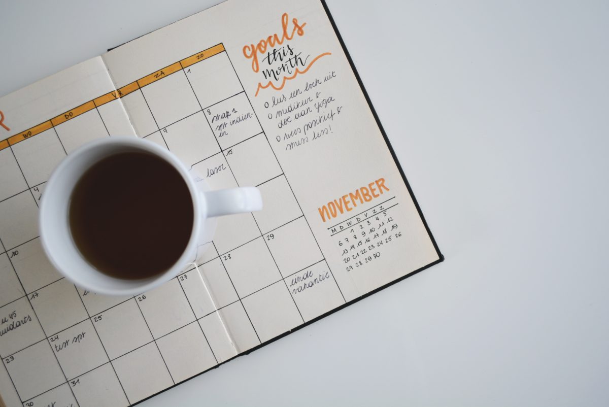 calendar notebook