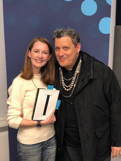 Gretchen with Isaac Mizrahi