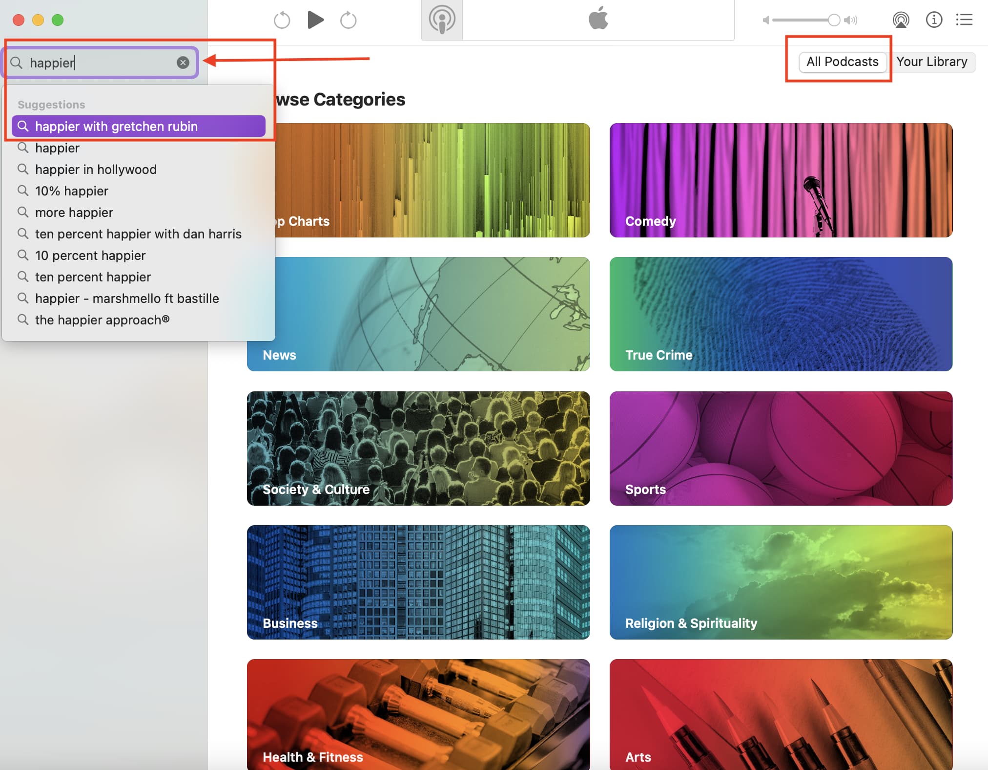 itunes search
