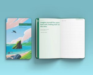 Photo of Embracing Change Journal Cover and Inside Pages