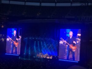 Paul McCartney on stage