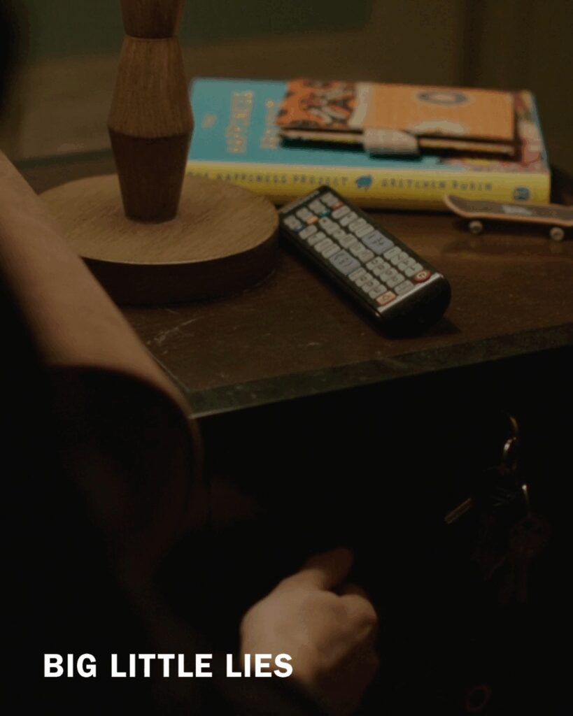 The Happiness Project book in Big Little Lies