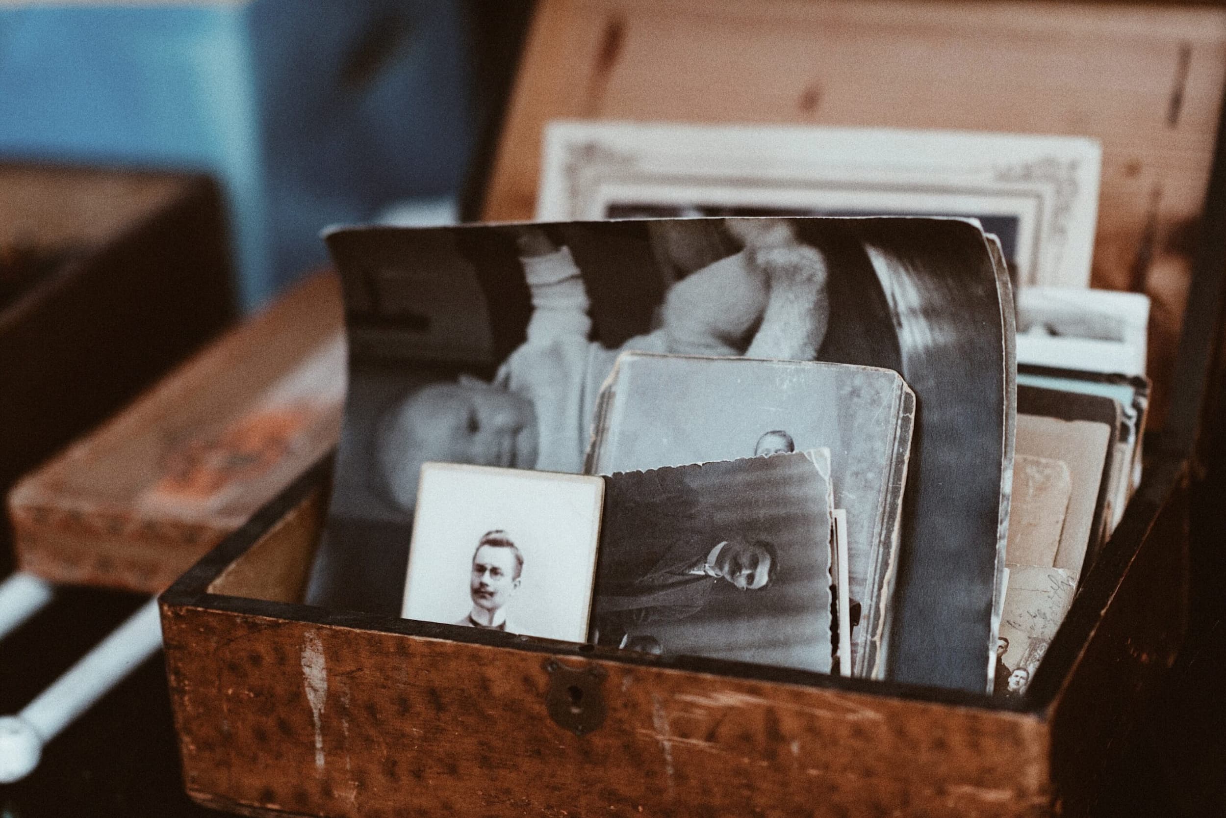 Photo of a box of photos