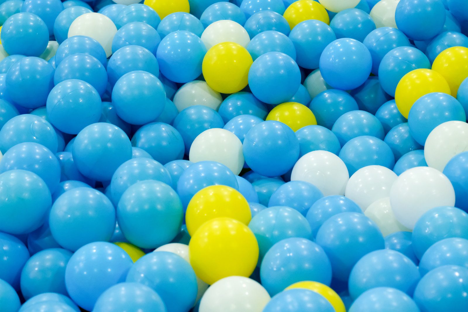 blue yellow and green balloons