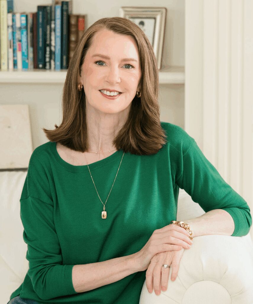 Gretchen Rubin portrait by Allie Coyle, cropped